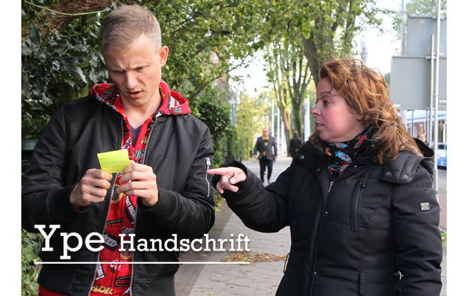 Fotostrip: Handschrift