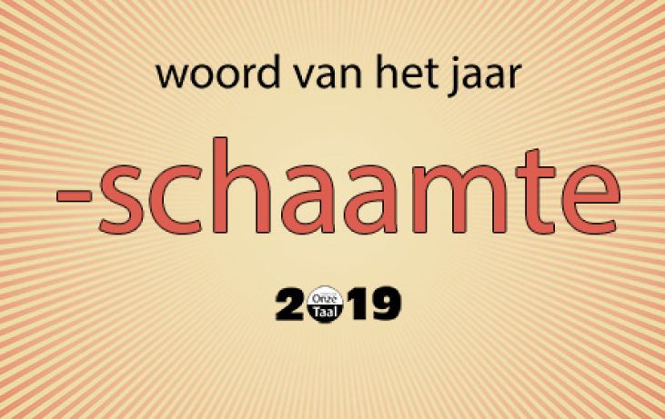 Onze Taal-woord van het jaar 2019: ‘-schaamte’
